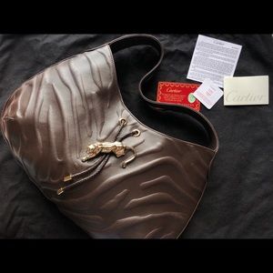 Limited Edition Panthere de Cartier Brown Bag
